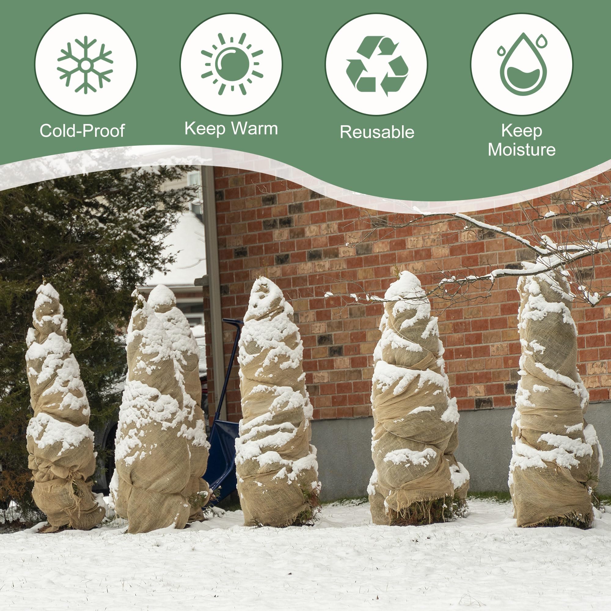 Amazon.co.jp: DECOHS 特大 50 フィート x 40 インチ 黄麻布布ロール