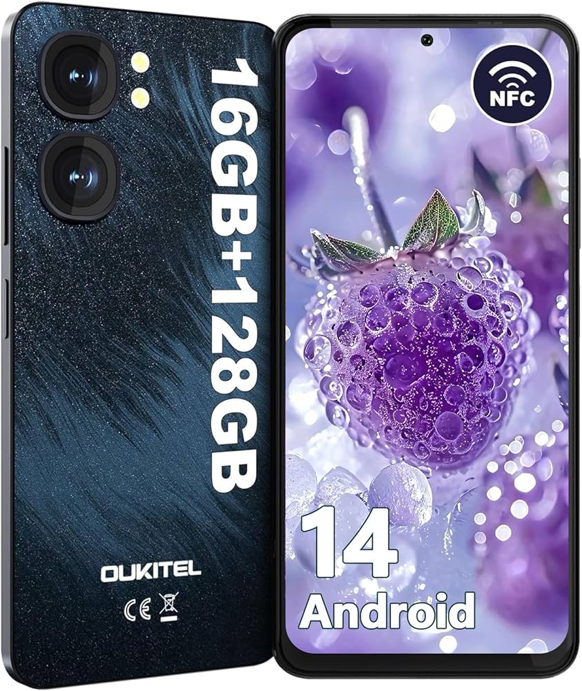 Amazon | OUKITEL C58 SIMフリー スマートフォン 本体 16GB RAM+128GB