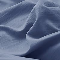 Vista 165 de Bedsure - Juego de ropa de cama de 2 piezas con 1 funda de edredón y 1 funda de almohada, extrasuave, prelavado, con cremallera, sin edredón