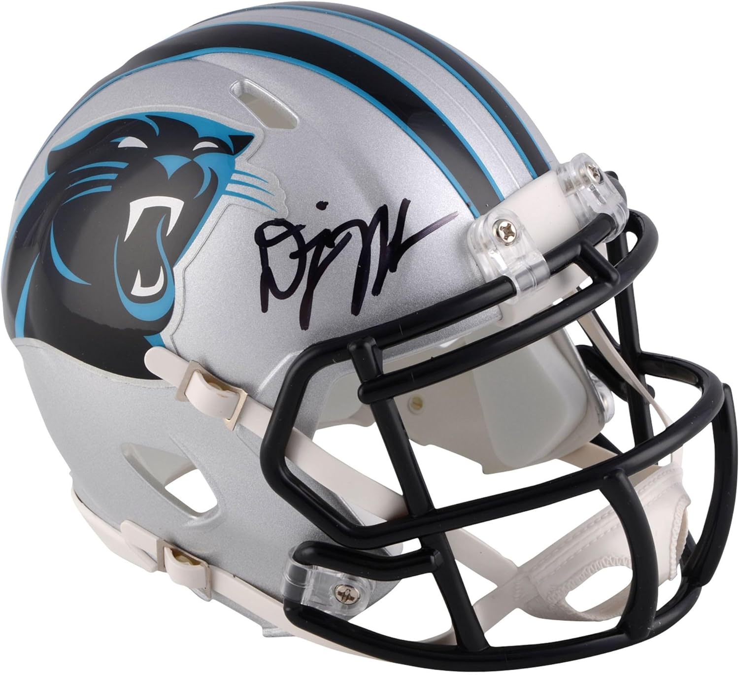 dj moore signed helmet