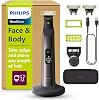 Philips OneBlade Pro 360 Authentic Face & Body Electric Beard Trimmer, Shaver and Bodygroomer, 3X 360 Blade, 1x 20-Length Comb, 1x Body Kit, 1x Charging Stand, 1x Travel case, QP6652/35