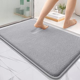 OLANLY Thick Memory Foam Bath Mat Rug 36x24, Extra Soft Absorbent Bathro...