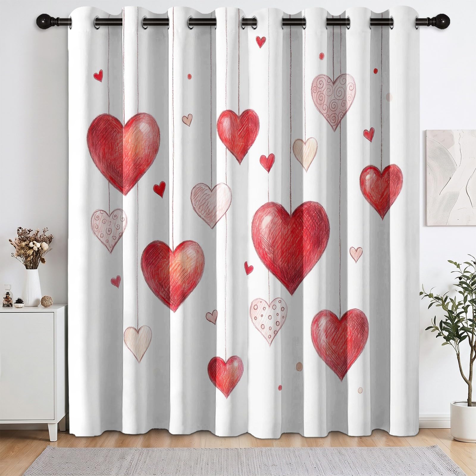 Tende oscuranti moderne, 138 x 117 cm (altezza x larghezza), set da 2 pezzi