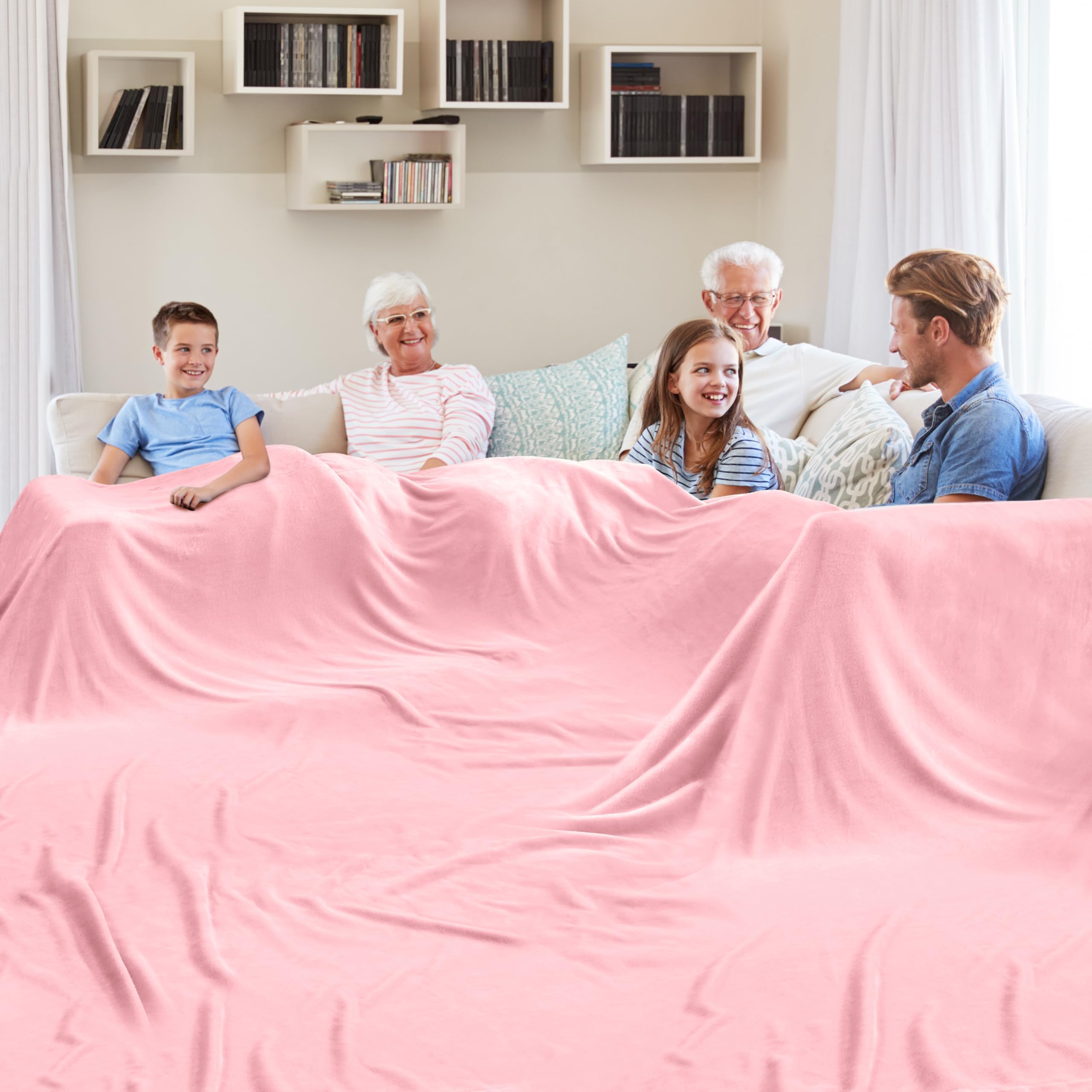 Amazon.com: Edenleaf Big Oversized Soft Fleece Blanket, Huge