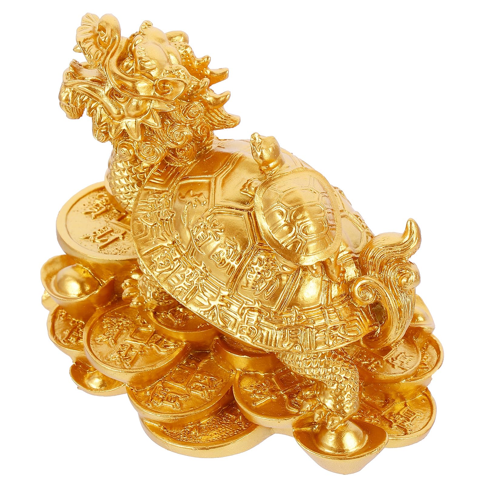 Statue dragon tortue Feng Shui harmoniser pièce sombre déco maison
