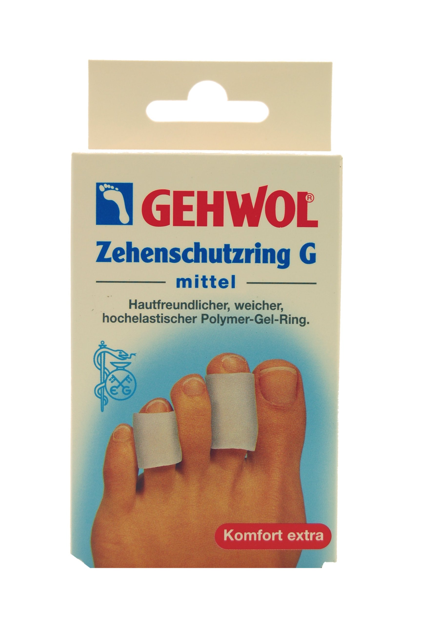 Gehwol1026926 Zehenschutzring G Polymer-Gel-Ring, Mittel [Badartikel]