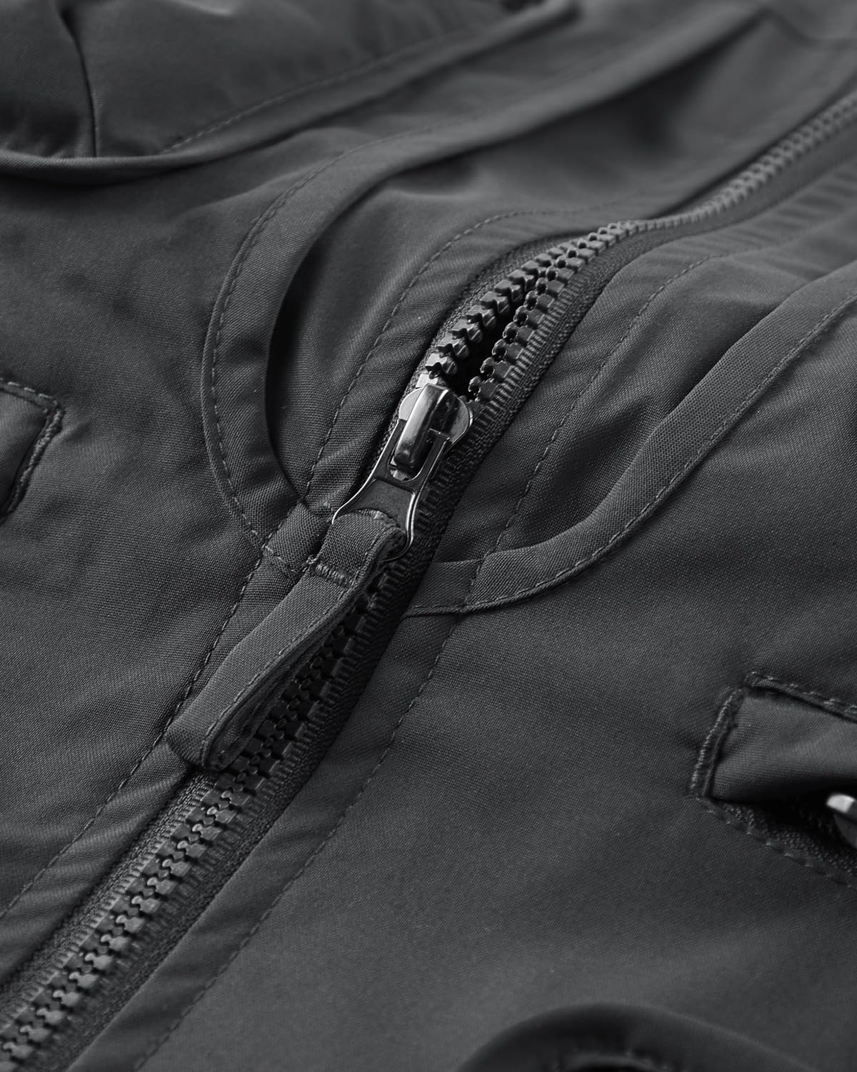 Veste Sans Manches Homme Gilet de Pêche avec Grandes Poches Col Montant Plein Air Golf Gilets pour Photographie Randonnée Escalade