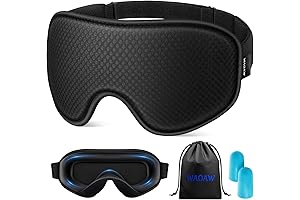 WAOAW Antifaz para Dormir Hombre y Mujer: Dormir con Mascarilla Antifaz 3D...
