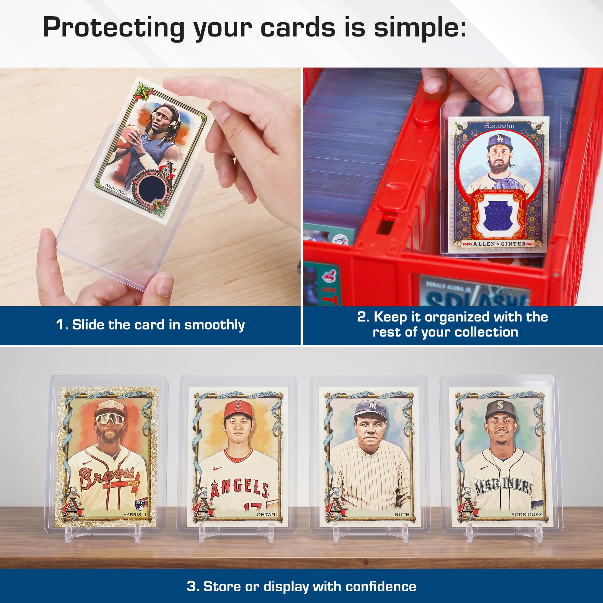 BCW Lot de 4 porte-cartes épais 59 pt