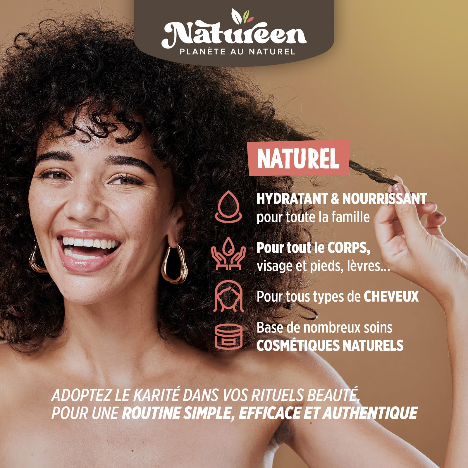 Organiczne masło shea AB 400 g - 100% roślinne