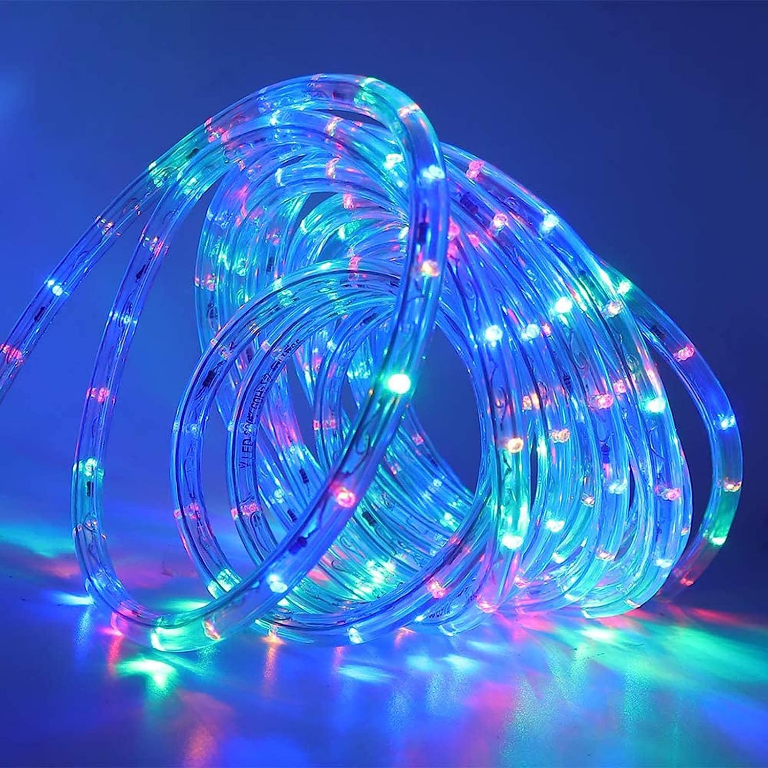 Wisada Bunt LED Lichtschlauch Außen 5M,36LEDs/m Mehrfarbig LED Schlauch 220V RGB Tube Light Indoor Leuchtstoffröhre, Outdoor LED Lichter Wasserdicht Lichterschlauch für Terrasse Wohnzimmer Partydeko Beleuchtung