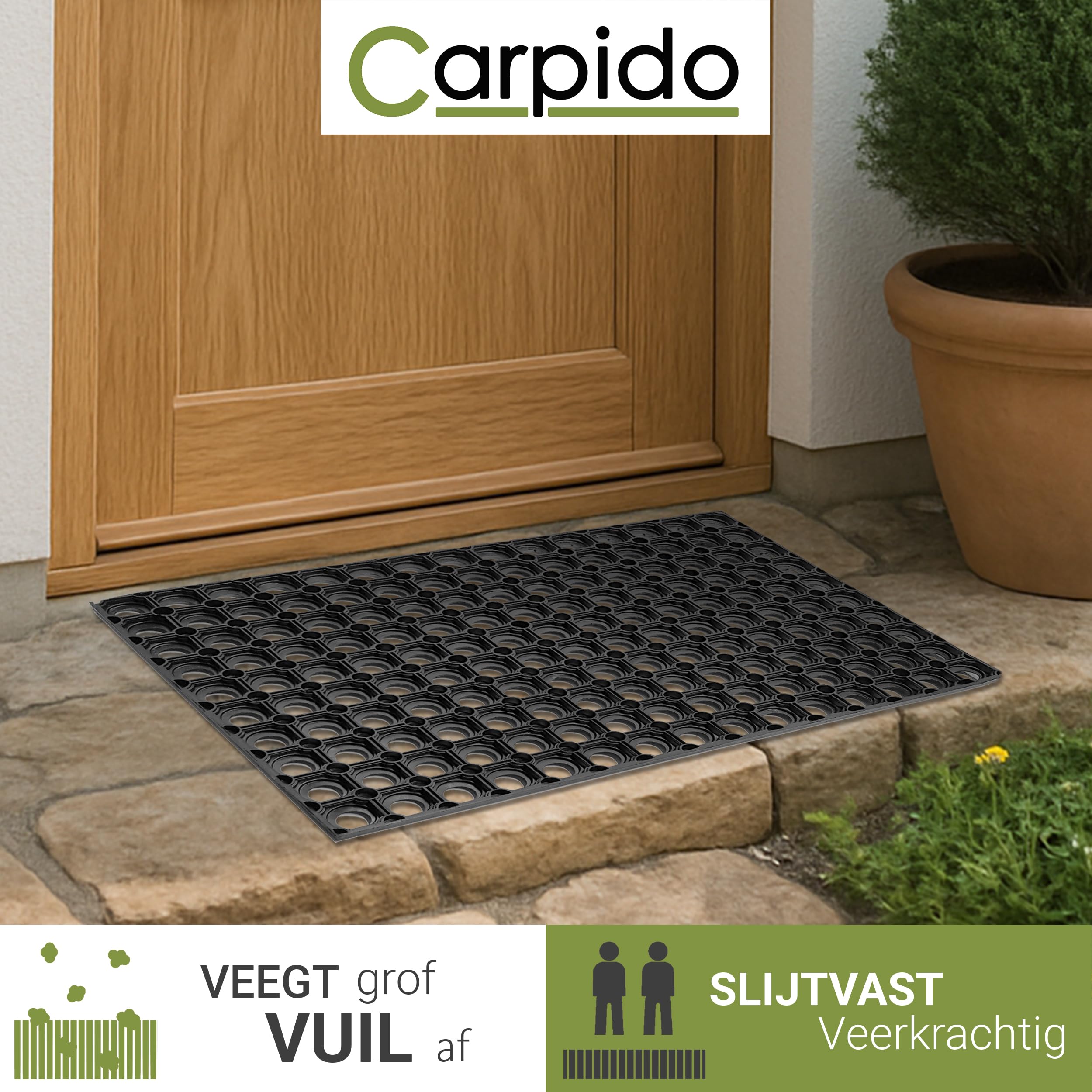 Hillylolly Kersttapijt Matten, Kerstmat, Kerstdecoratie Deurmat, Kerst Deurmat, Tapijt Entreegebied, Deurmat 40 x 60 cm, voor Entreegebied, Slaapkamer, Werkkamer(B