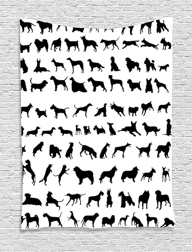 Miniatura 16 de Ambesonne Tapiz Groovy, letras de texto de la paz de los años setenta, ilustración musical de la revolución histórica de igualdad, colgante de pared