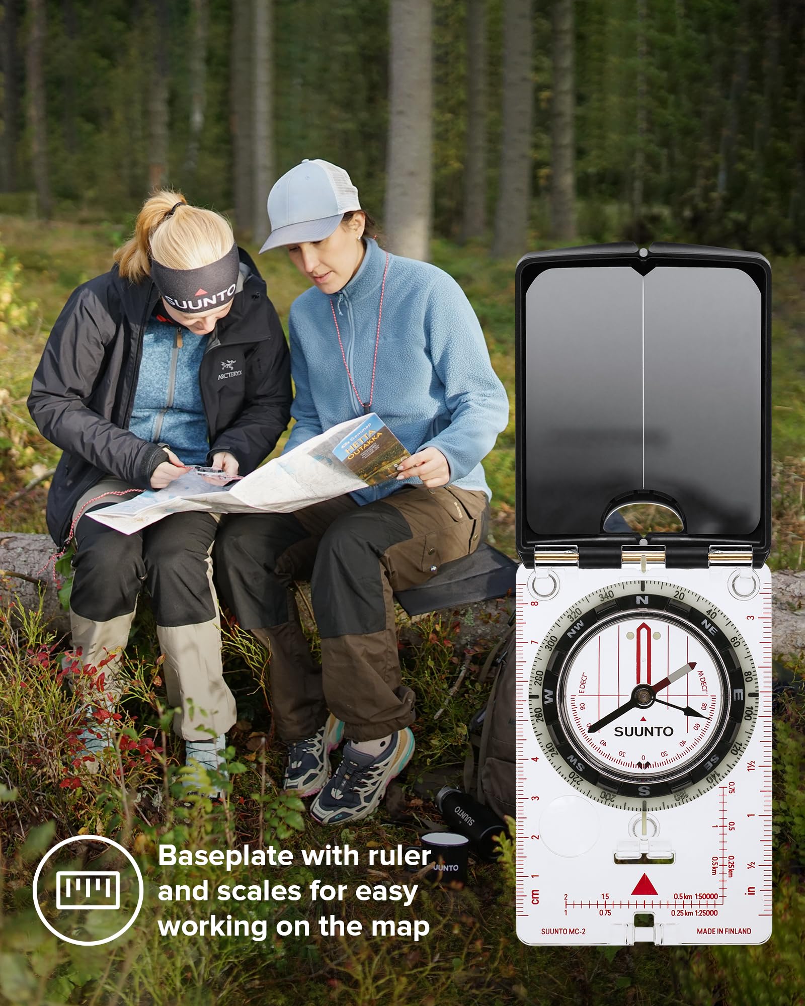 SUUNTO MC-2 Kompass: Erstklassiger Kompass für Profis und ambitionierte Wanderer