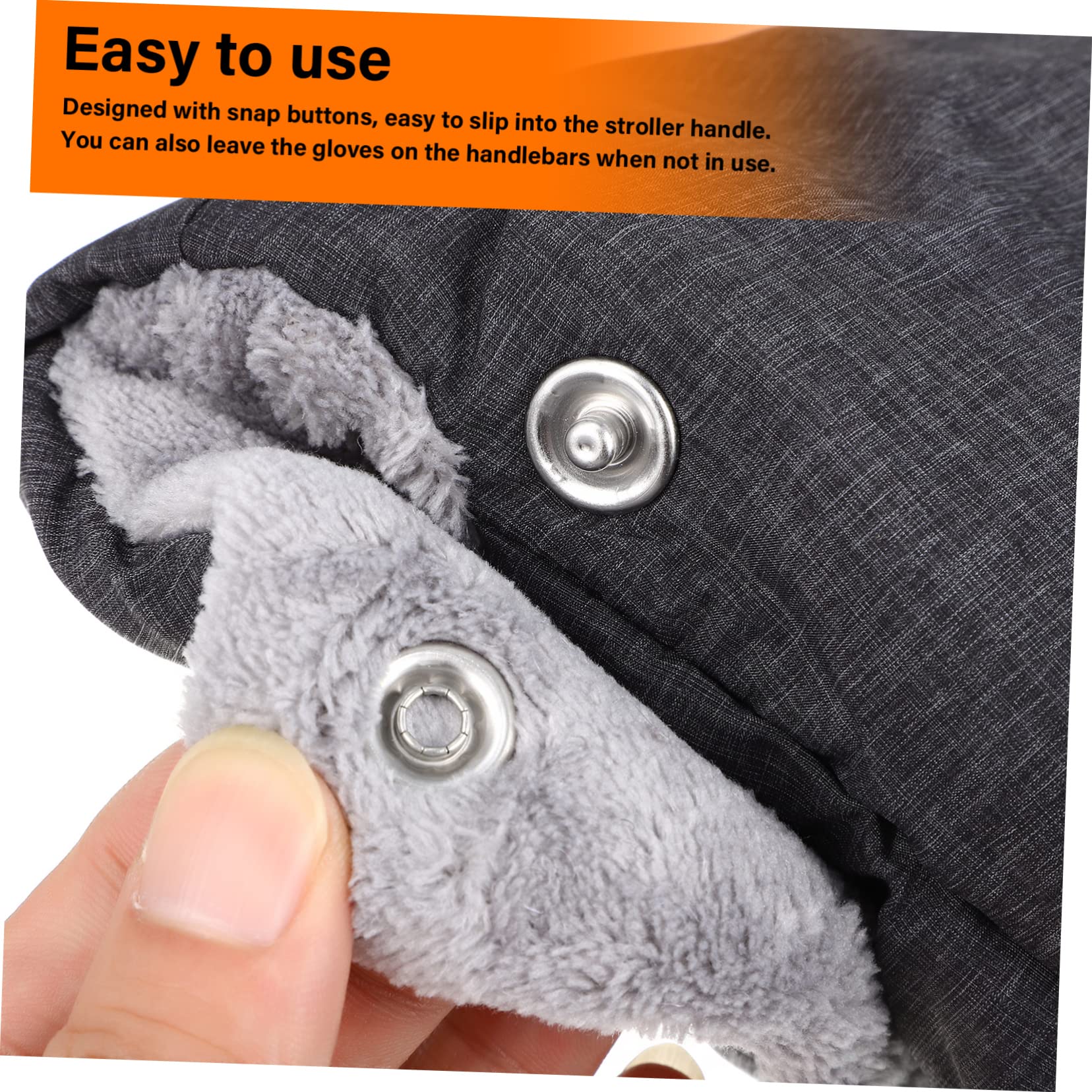 ibasenice 2pares Guantes Térmicos Para De Manoplas Antifría Para y Cuidadores Accesorios De Cochecito