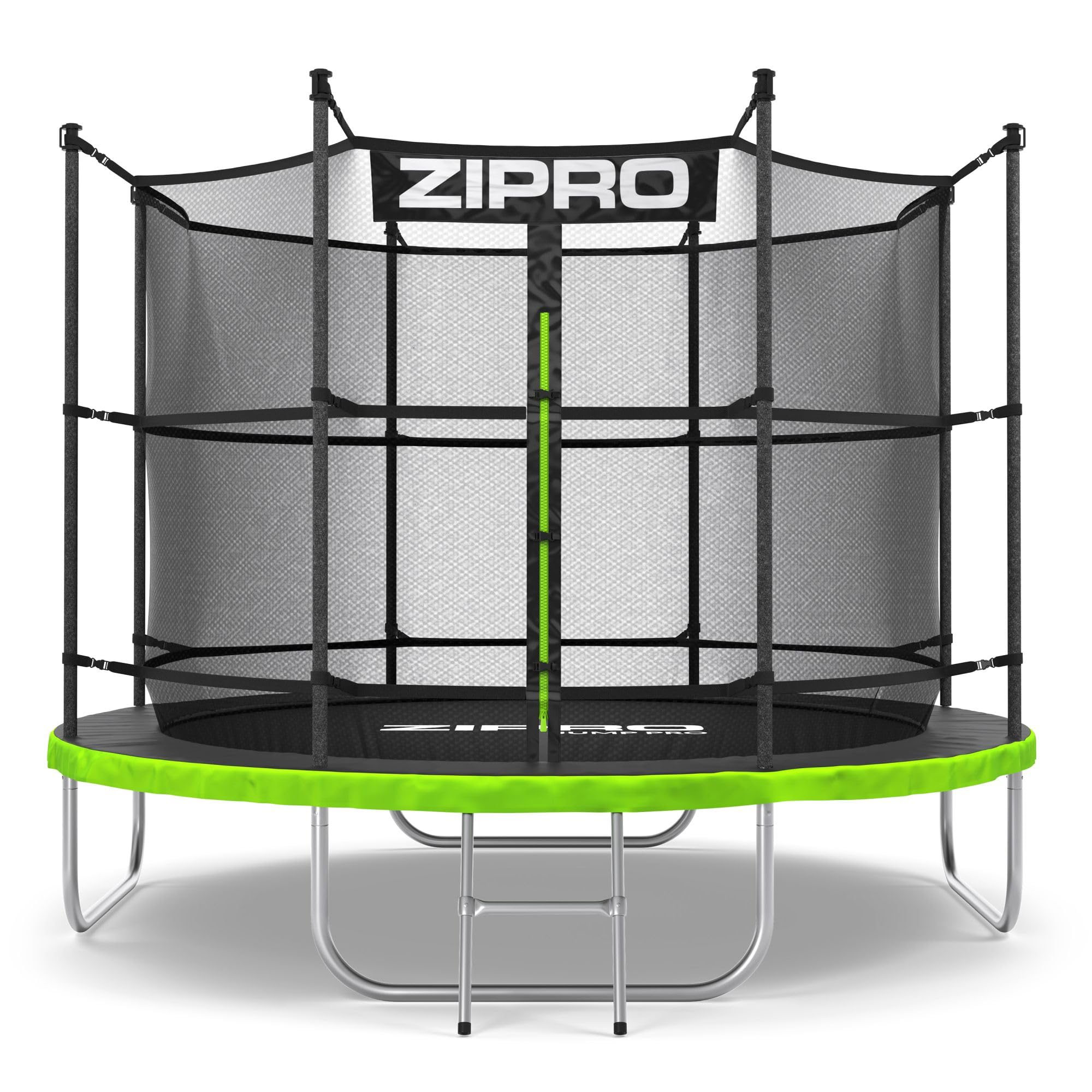 ZIPRO Trampolin Outdoor Kinder Kindertrampolin Rechteckig Bodentrampolin für Garten Gartentrampolin Eckig Groß mit Netz Sicherheitsnetz Innen Springmatte und Leiter Stabil Rahmen