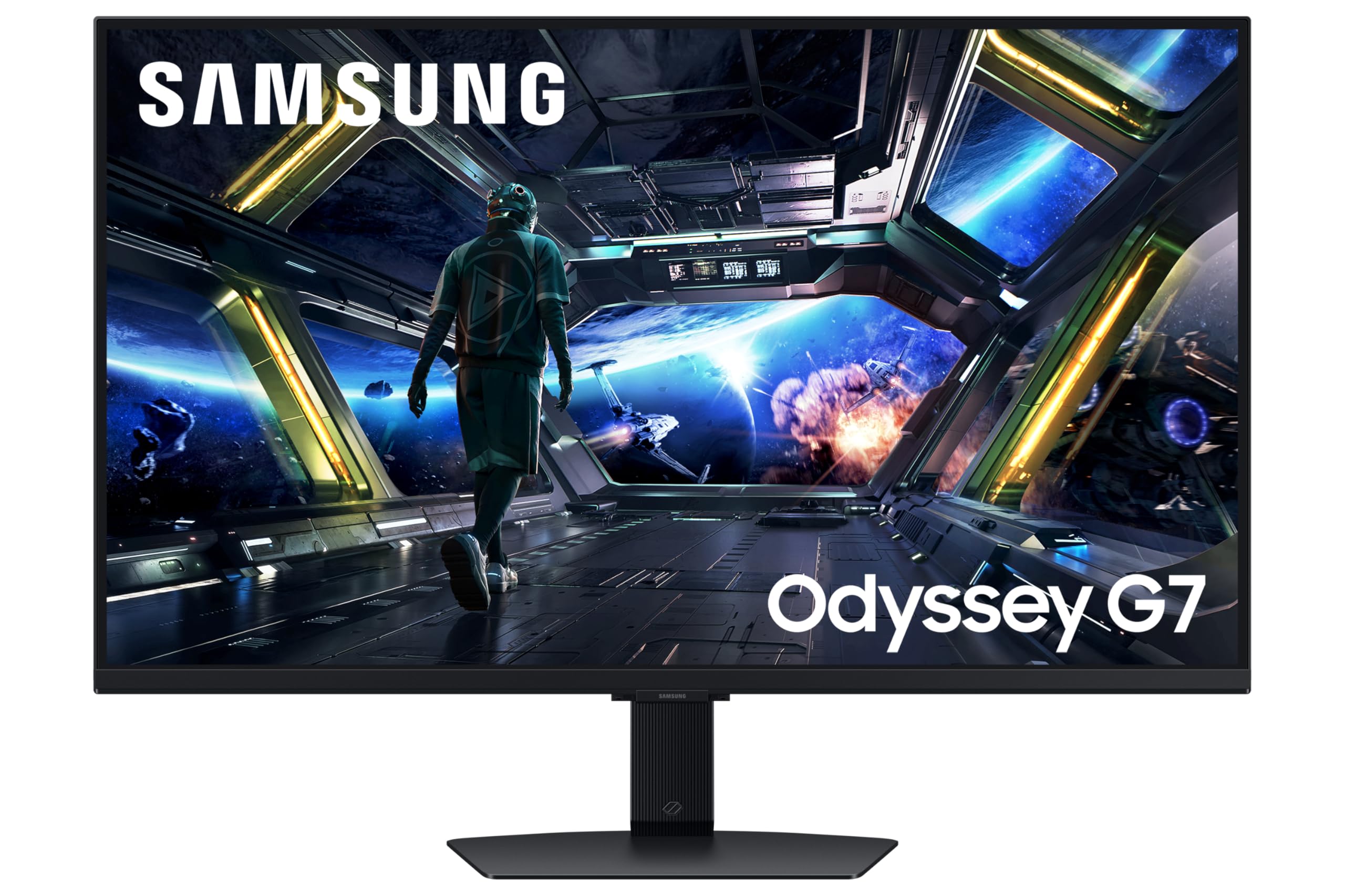 Samsung 27" Odyssey G7 (G70F) Dual Mode 180Hz/360Hz 4K Monitor Gamingowy - Stały IPS, G-SYNC, HDR10
