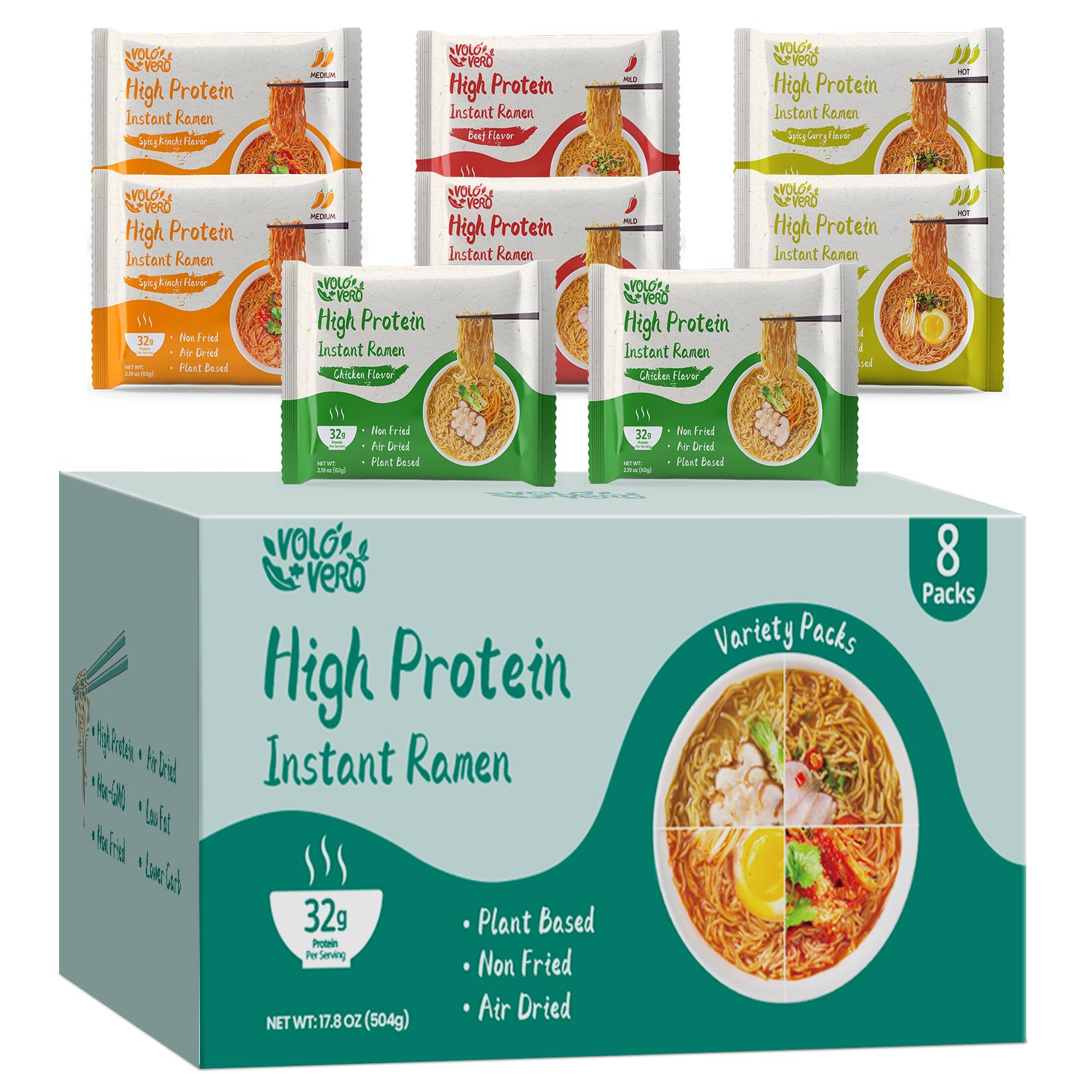 VOLO VERO Protein Ramen Variety Pack
