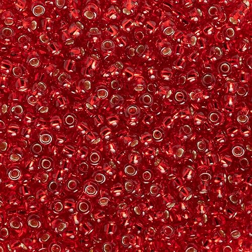 Miniatura 20 de John Bead Cuentas de cristal checo 10/0 cuentas de acero de pavo real para manualidades de joyería, vial de 0.85 oz