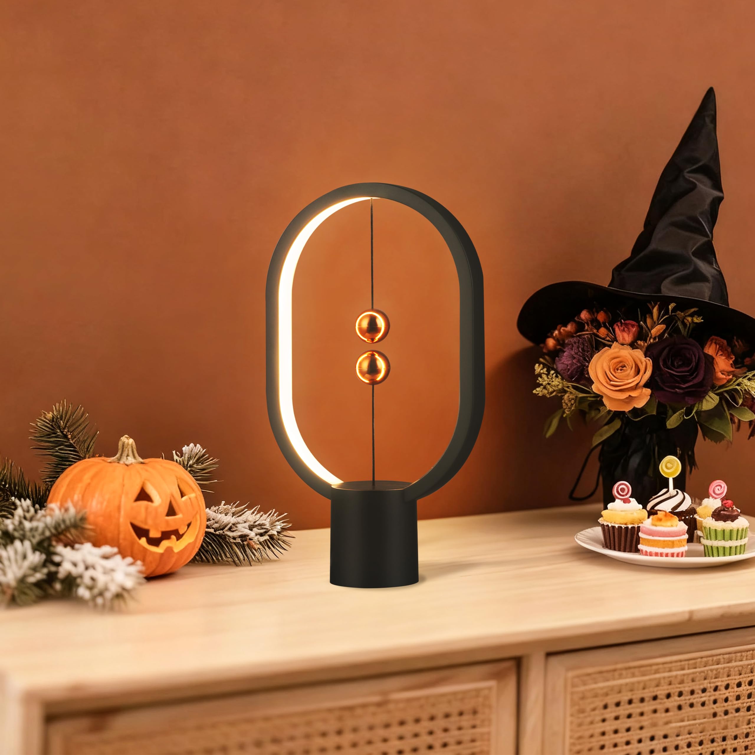 Magnetic Lamp - USB-Powered LED Table Lamp with Floating Design - Perfect for Home, Office, Dormitory, Hotel and Living Room