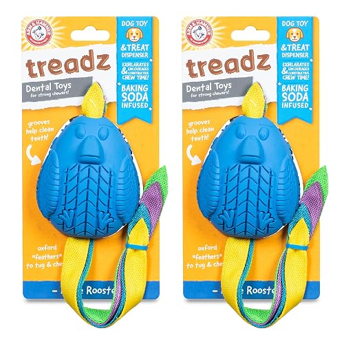 Arm & Hammer Super Treadz - Juguete dental masticable para perros, juguete dental para perros que ayudan…