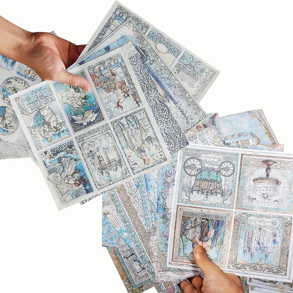 33 arkusze w stylu vintage, materiał do scrapbookingu, duży zestaw papieru, 19 x 18 cm, dekoracyjny papier, dziennik, scrapbooking, dzienniki, naturalna sztuka, artykuły rzemieślnicze, dekoracja, do