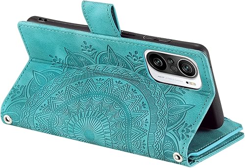 Miniatura 2 de Smartphone Flip Cases Premium Leather Wallet Case Compatible with Xiaomi Redmi K40 with Card Slot Case, Zipper Leather Case,Magnetic Closure Flip