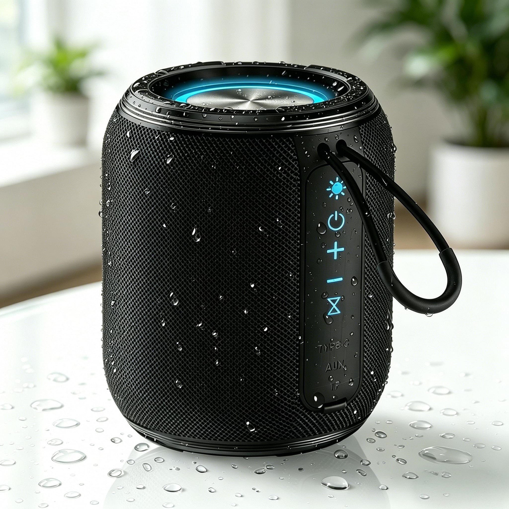【2026 年新登場|HiFi音質 】Bluetooth スピーカー ワイヤレススピーカー ポータブルスピーカー Bluetooth5.3対応 2 台ペアリング TFカード/AUX対応 強化された低音 RGB ライト Type C充電式 音楽プレイヤー防水耐衝撃 お風呂で使用可能 小型 持ち運びやすい pc/スマホ対応 キャンプ/釣り/サイクリング/水泳 誕生日プレゼント