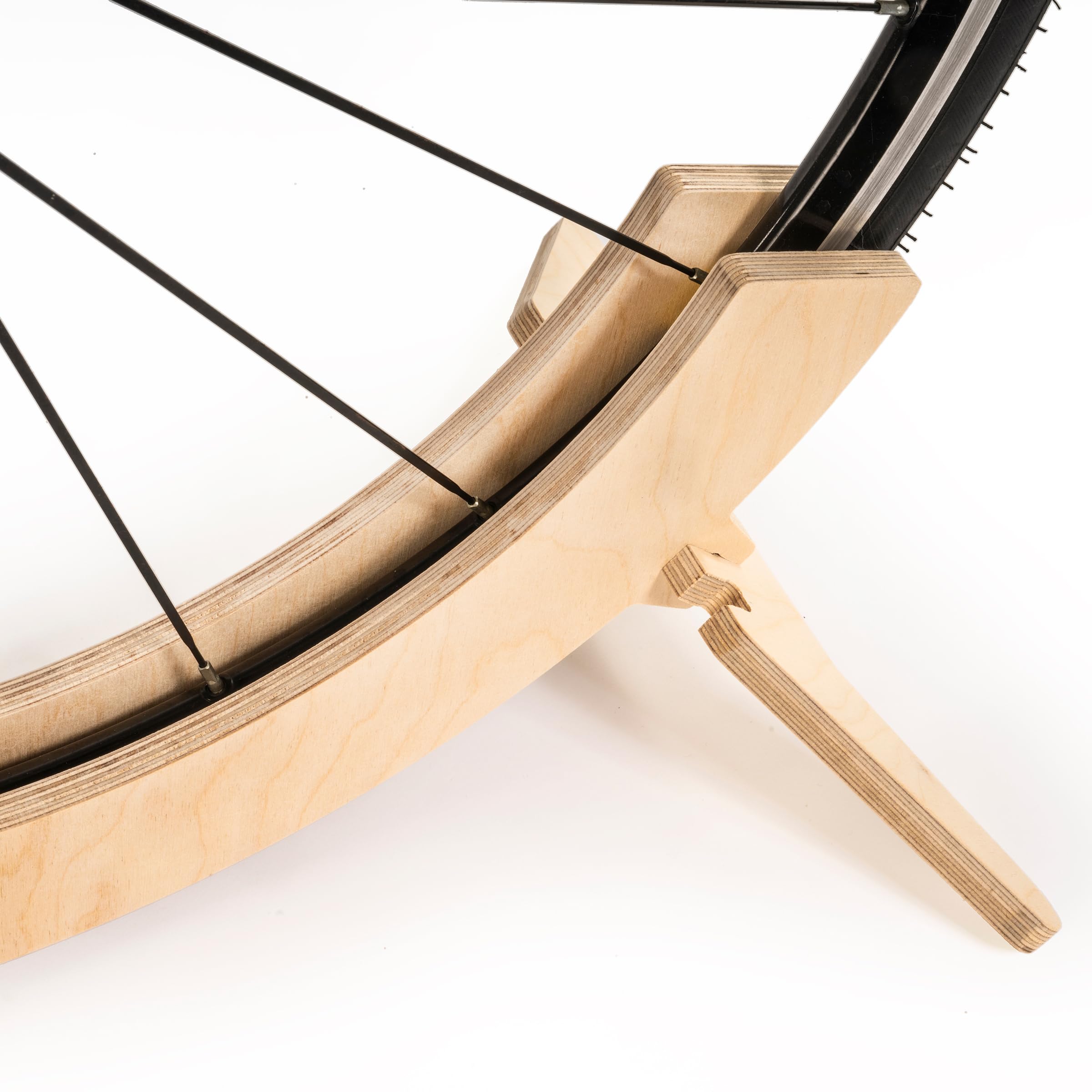 Tori Fahrradträger, verstellbar, freistehend, aus Holz, für Räder mit einer Dicke von 2,7 cm bis 9,6 cm, für Rennrad, Rennrad, Mountainbike, horizontales oder vertikales Fahrrad, ideal für Haus,