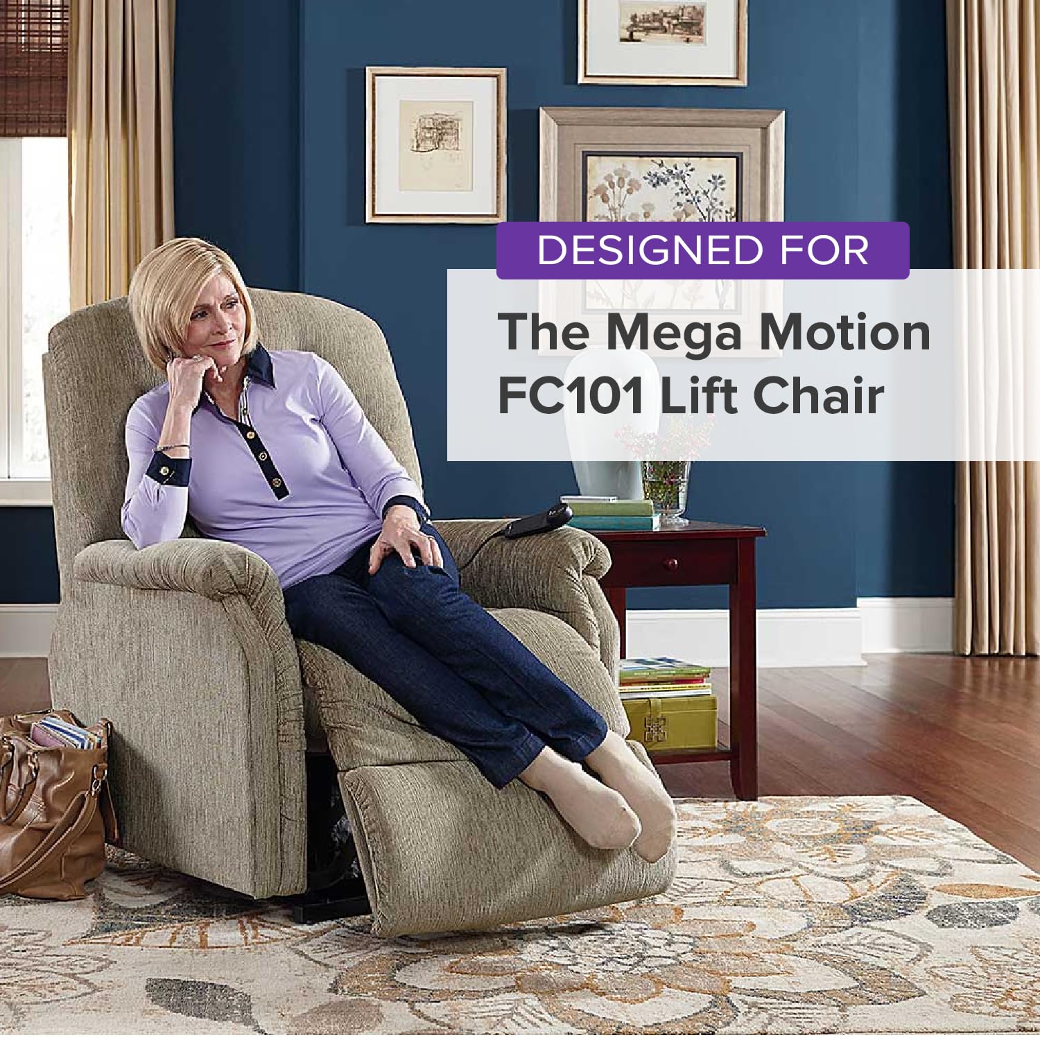 AlveyTech Commande manuelle 6 boutons pour fauteuil élévateur Mega Motion FC101