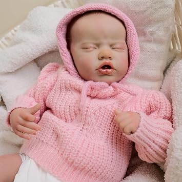 دمية طفل واقعية مقاس 19 بوصة من Angelbaby، دمية طفل من السيليكون النائمة من الحياة الواقعية، دمى حديثة الولادة تشبه الحياة، دمى أطفال حديثي الولادة من القماش الناعم، مجموعات دمى أطفال حديثي الولادة للفتيات والأولاد، هدايا