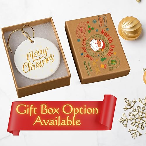 Miniatura 5 de Adorno de Navidad conmemorativo personalizado 2025 Recuerdo de cerámica en forma de corazón Tengo un ángel en el cielo lo llamo marido Regalo de