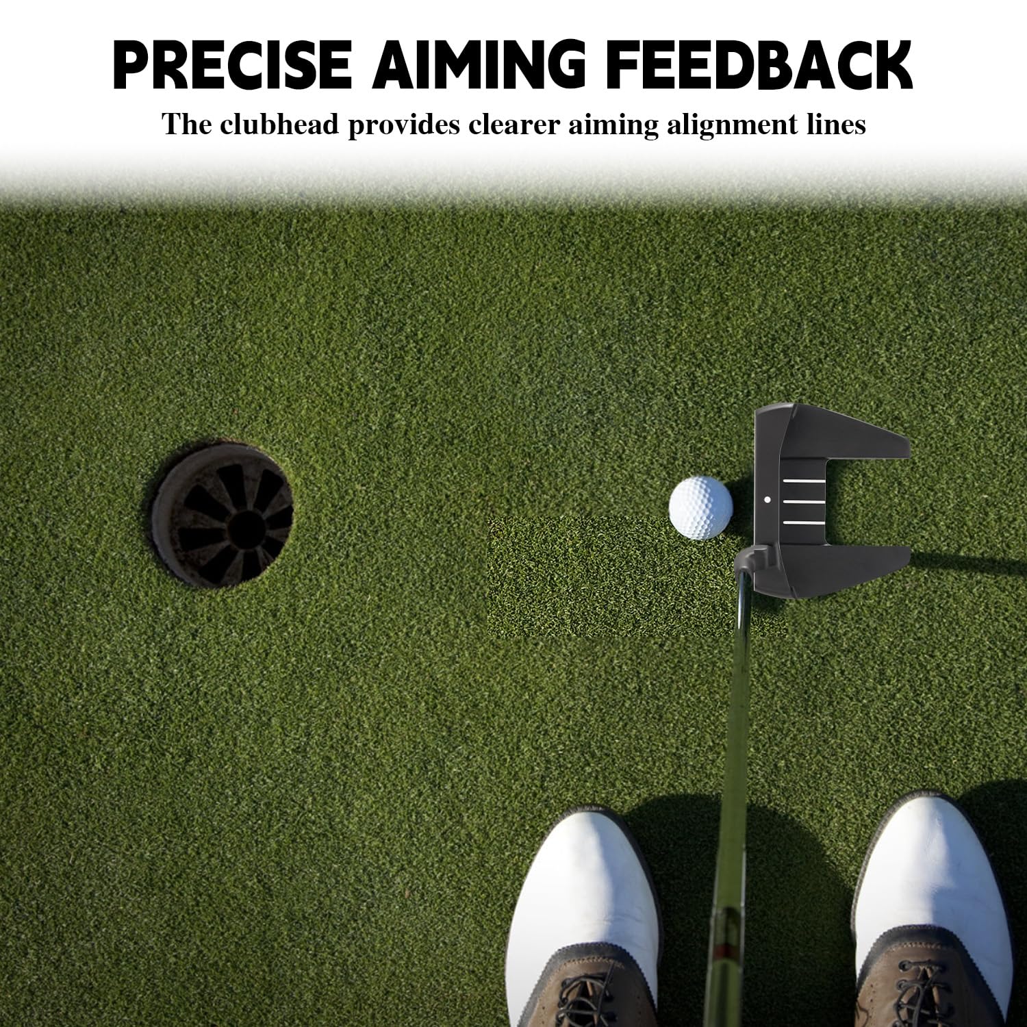 CNC Golf Putter for Men Right Handed,Blade/Mallet Putters,Golf Head Cover Included-34 Inches
