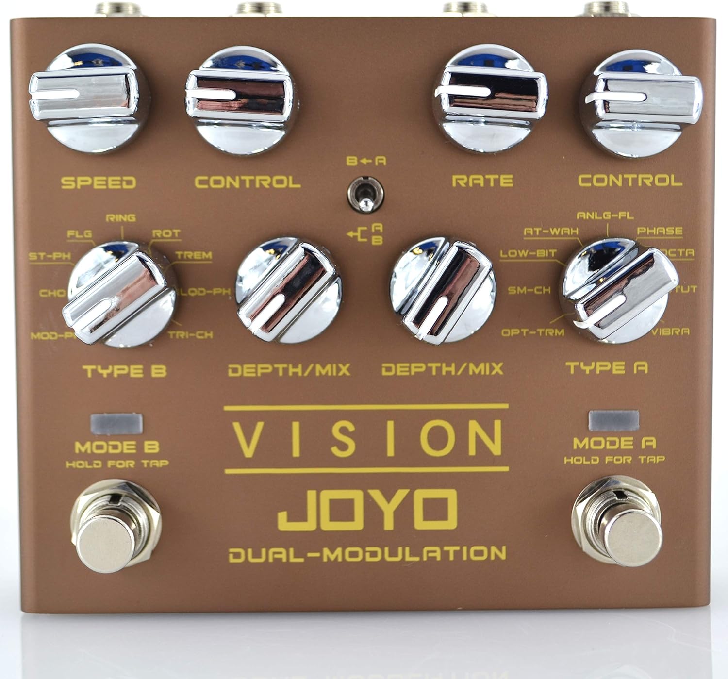 JOYO R09 Vision Multieffect Guitar Pedal Nine Effects Dual Channel