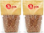 Yupik Honey Peanuts, 1 kg, Kosher, Noix assaisonnées, arachides blanches en revêtement au miel, coquille croquante, noix confites, collations sucrées, source de fibre, parfait pour les fêtes & Soirées de jeux