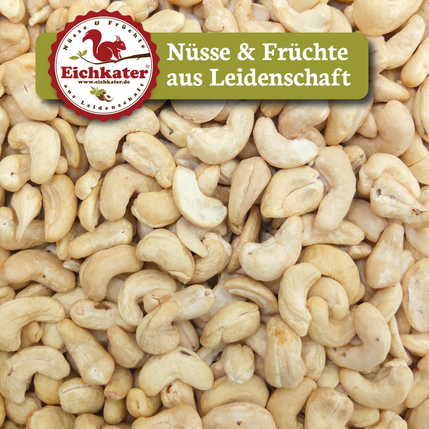 Eichkater Cashewkerne ganze rohe Kerne 6er-Pack (6x1000g)