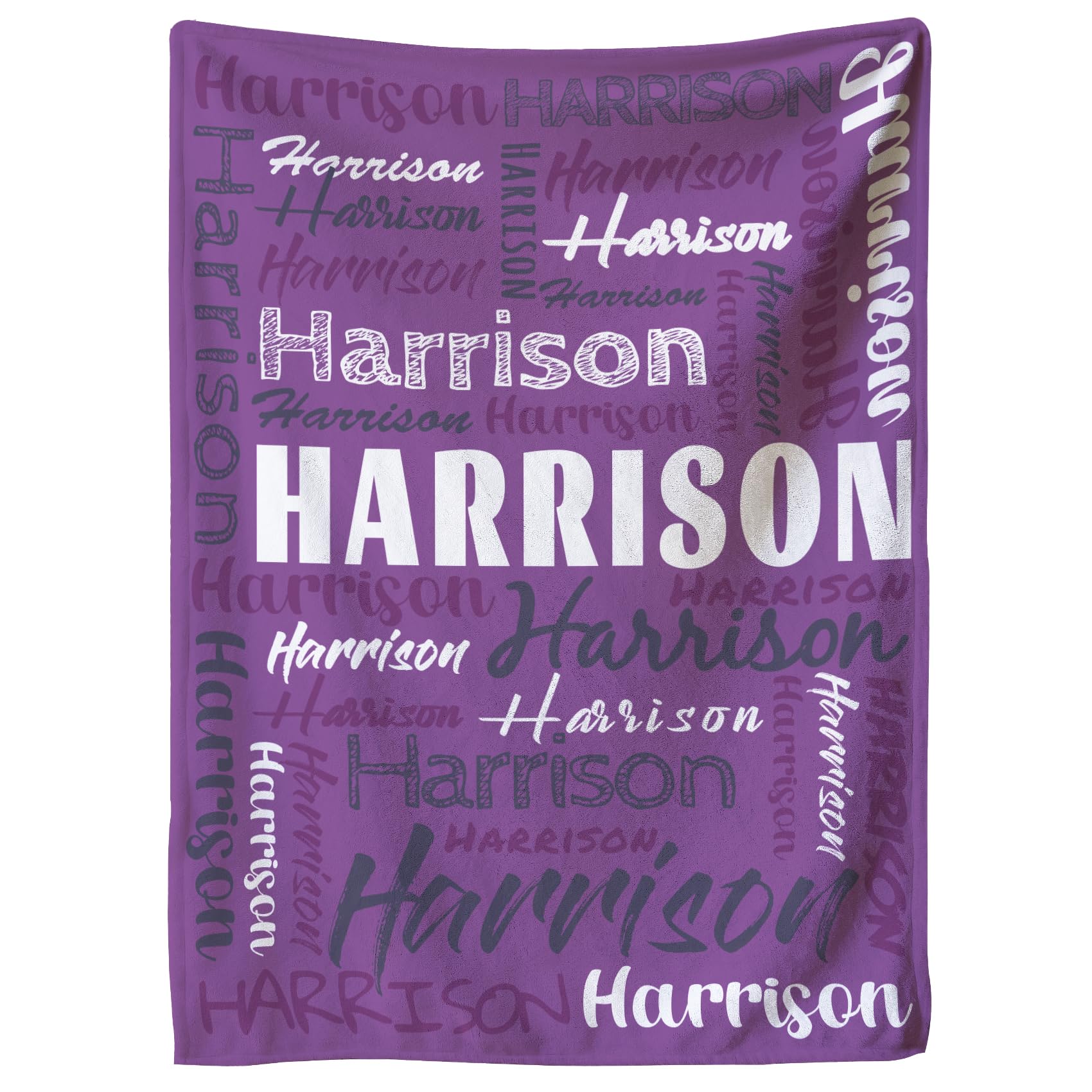 Personalised Baby Blankets,Custom Blanket,Name Blankets Personalized Kids,Personalized Blankets for adults,Throw Blanket for Baby Kids Adults Friends Families Gift