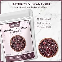 Vista 4 de AEJESOP Flor de hibisco (Hibiscus Sabdariffa),1.76 oz (50 g)