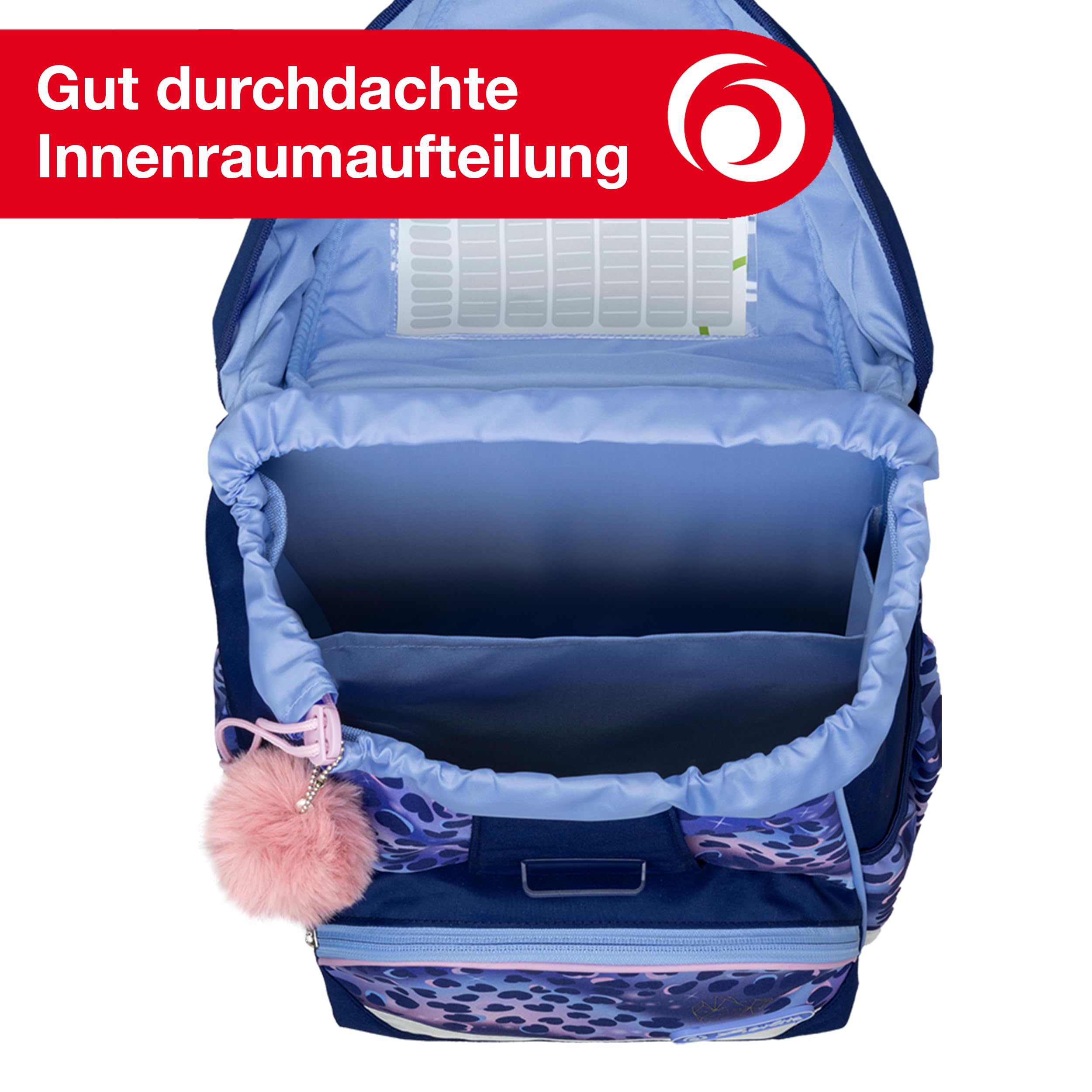 herlitz Schulranzen Set 6-teilig Ultralight XL Ergonomische Schultasche 1.Klasse Junge Mädchen Kinder 22 L