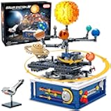 Rotatable Solar System Building Toy, 758pcs Space Exploration Building Blocks Set for Kids 6+ Years Old, Educational Toy Gifts for Boys Girls Ages 8 9 10 11 12 13