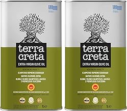 Terra Creta PDO Extra Virgin Olive Oil from Kolymvari (2 x 1 Litre Canister)