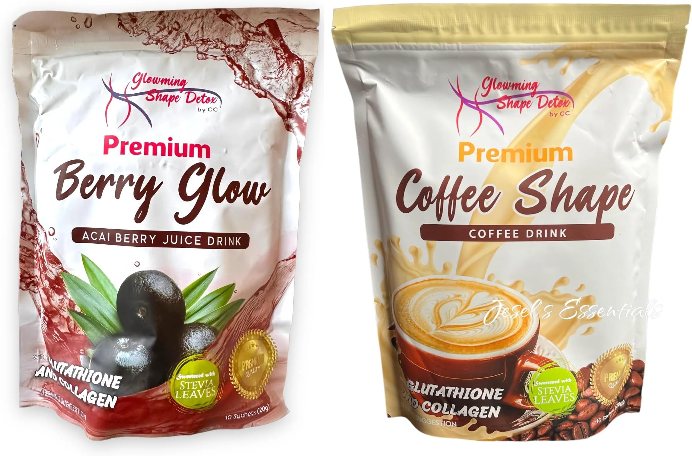Combo Offer! Premium Coffee Shape & Berry Glow Drinks 10 Sachets
