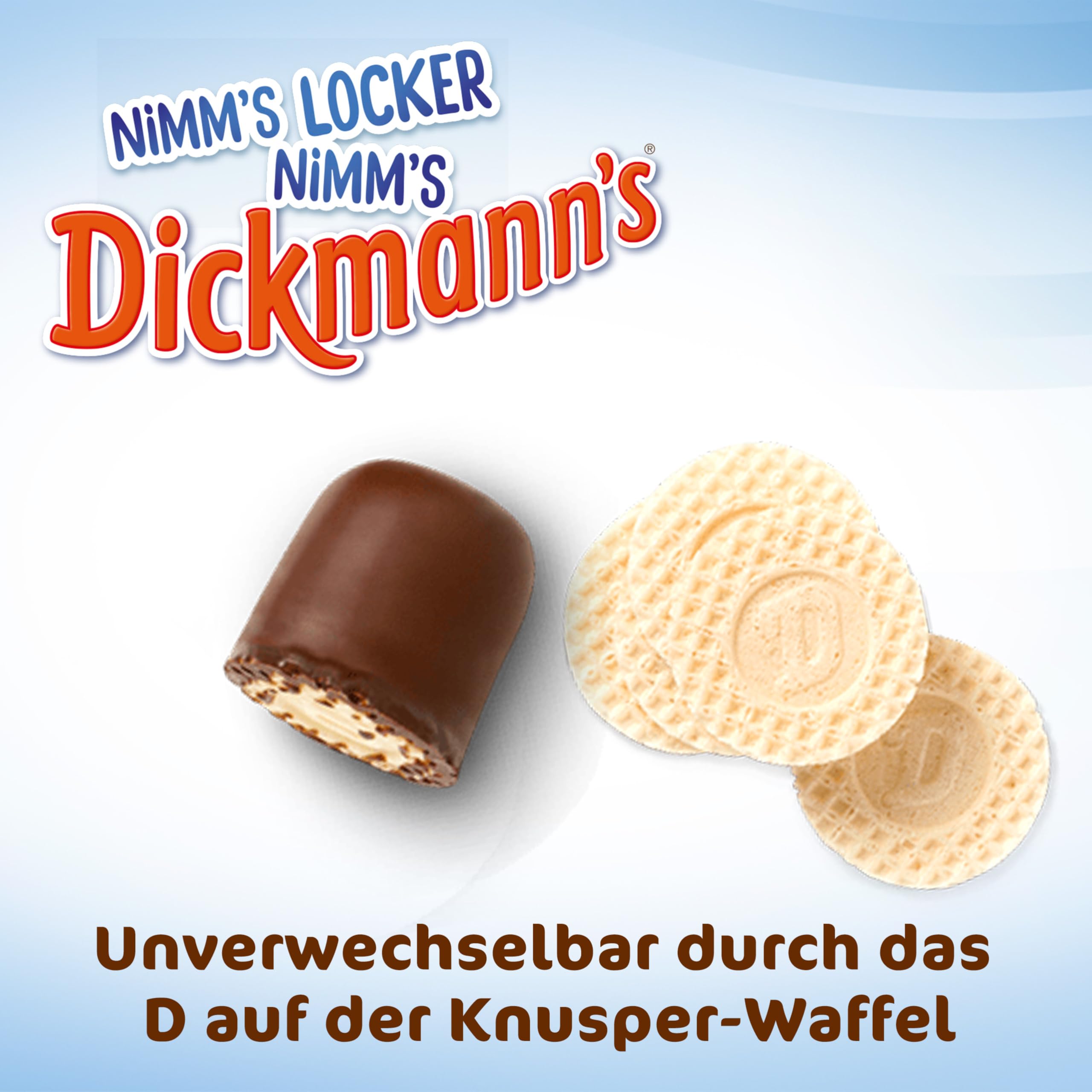 Super Dickmann's Schaumküsse 60-er Partybox (1 x 1680 g) – Schokoküsse mit lockerem Schaum, knuspriger Waffel und umhüllt von Vollmilch-Schokolade