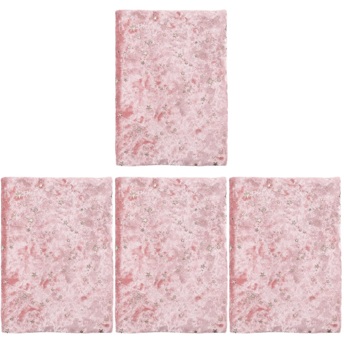 DOITOOL 4 Pièces Housse de Fait Main Protection pour avec Motifs Étoilés pour Amoureux Décoration Intérieure