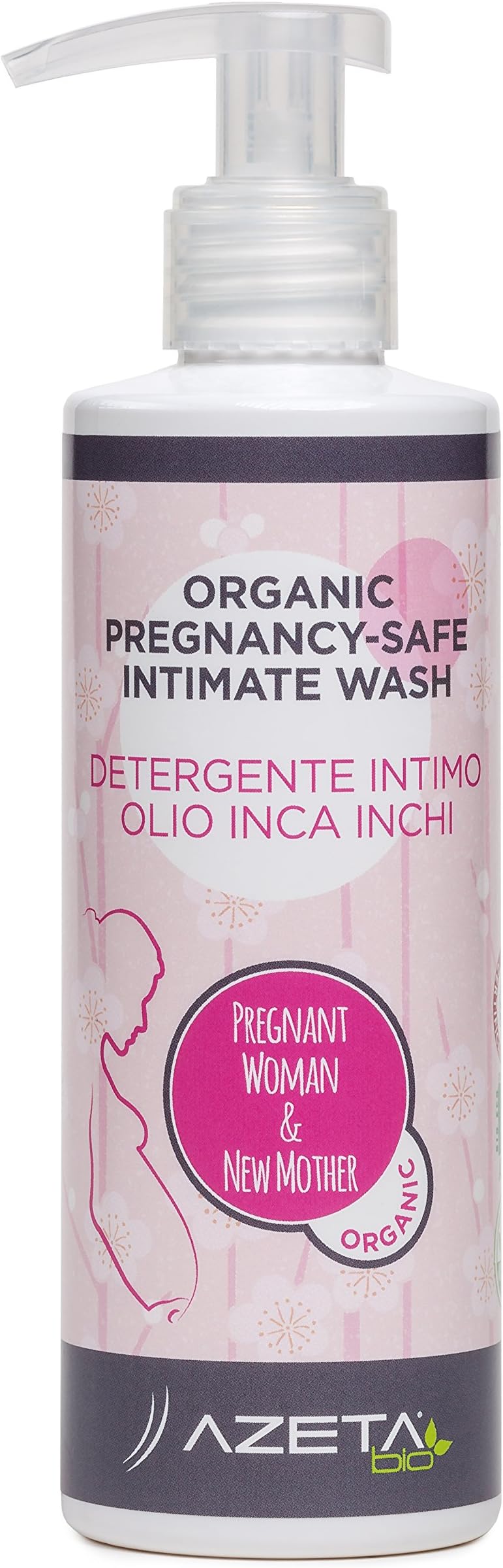 Organic Pregnancy-Safe Intimate Wash - AZETAbio - Mother Line - 200 ml