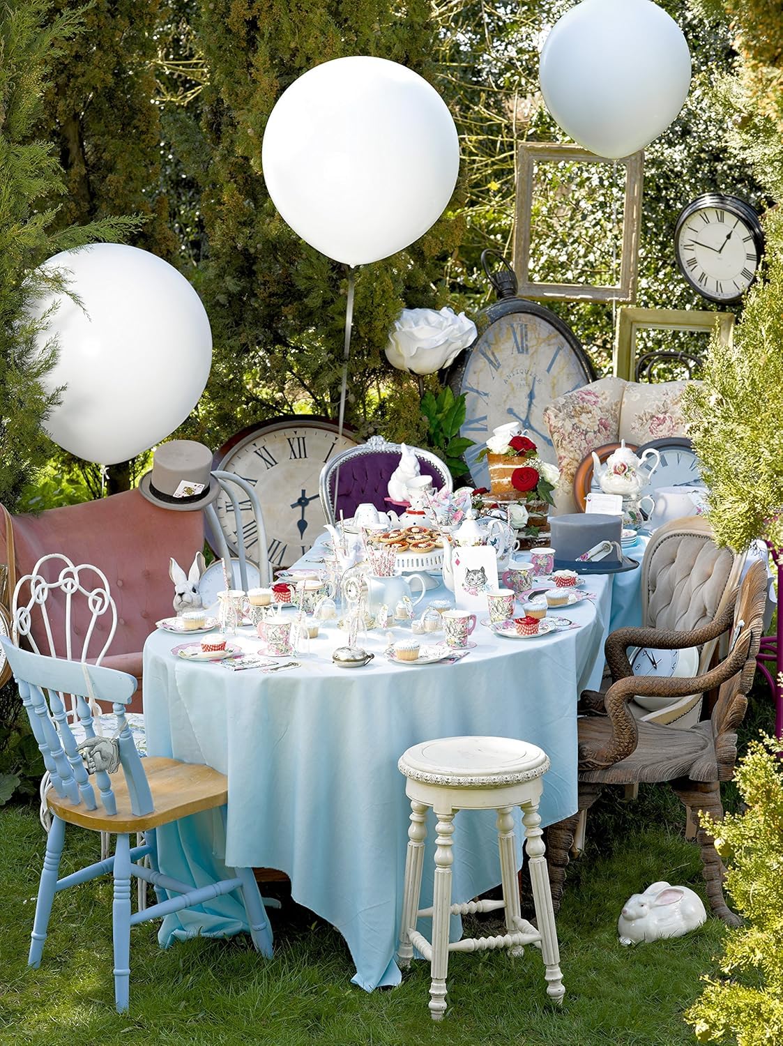 Talking Tables Opakowanie 12 sztuk (17 cm) Jednorazowe papierowe talerze z motywem Alicji w Krainie Czarów Mad Hatter artykuły do herbaty | przyjęcie urodzinowe baby shower dekoracje uroczystość