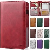 Vista 12 de EcoVision Libro de Servidor para Mesera, Organizador de Cuero para Mesero con Bolsillo con Cremallera, Libreta para Personal de Restaurante