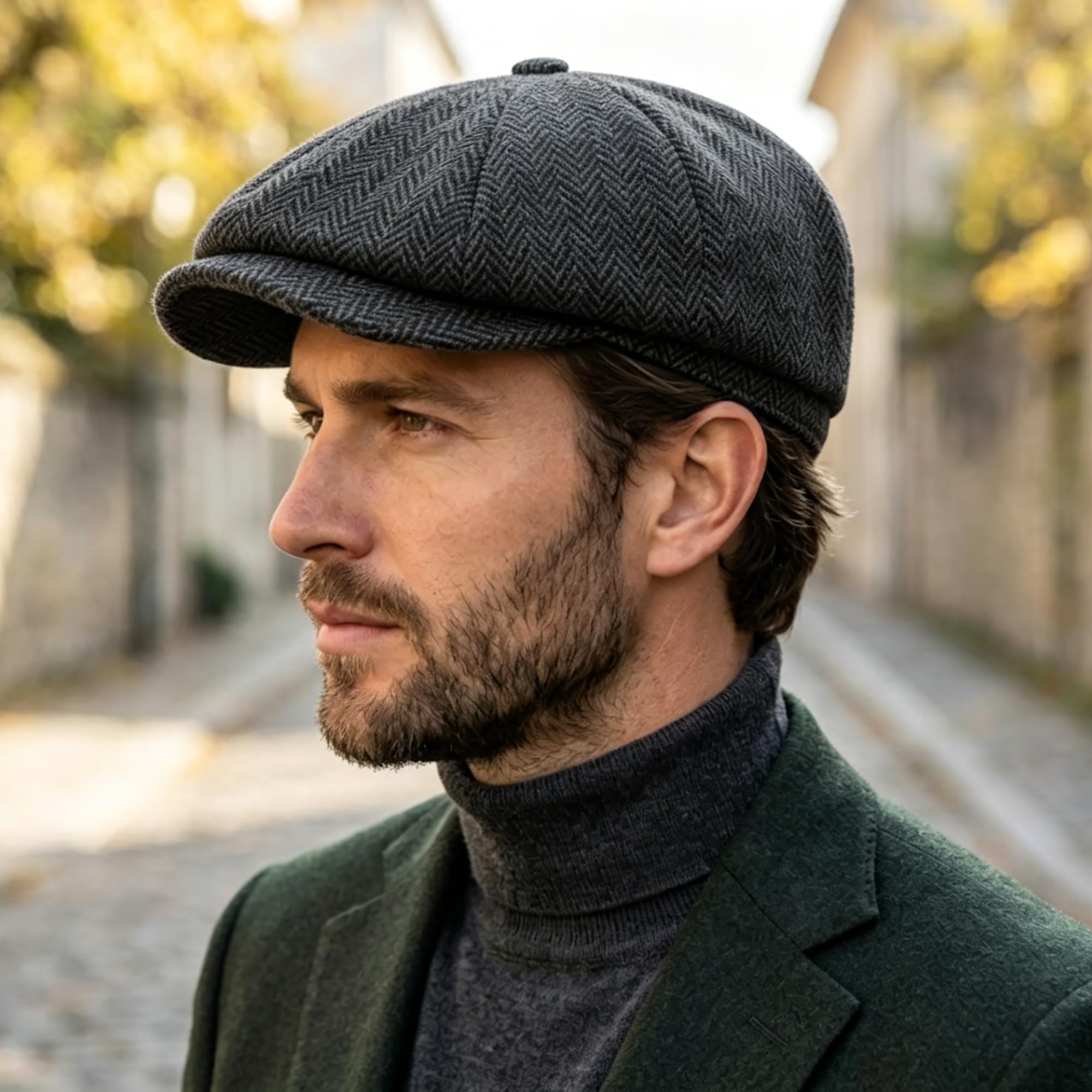 Czapka z daszkiem męska czapka beret bawełna beret Cap wsuwana czapka płaska Newsboy Cap Driving Cabbie czapka męska