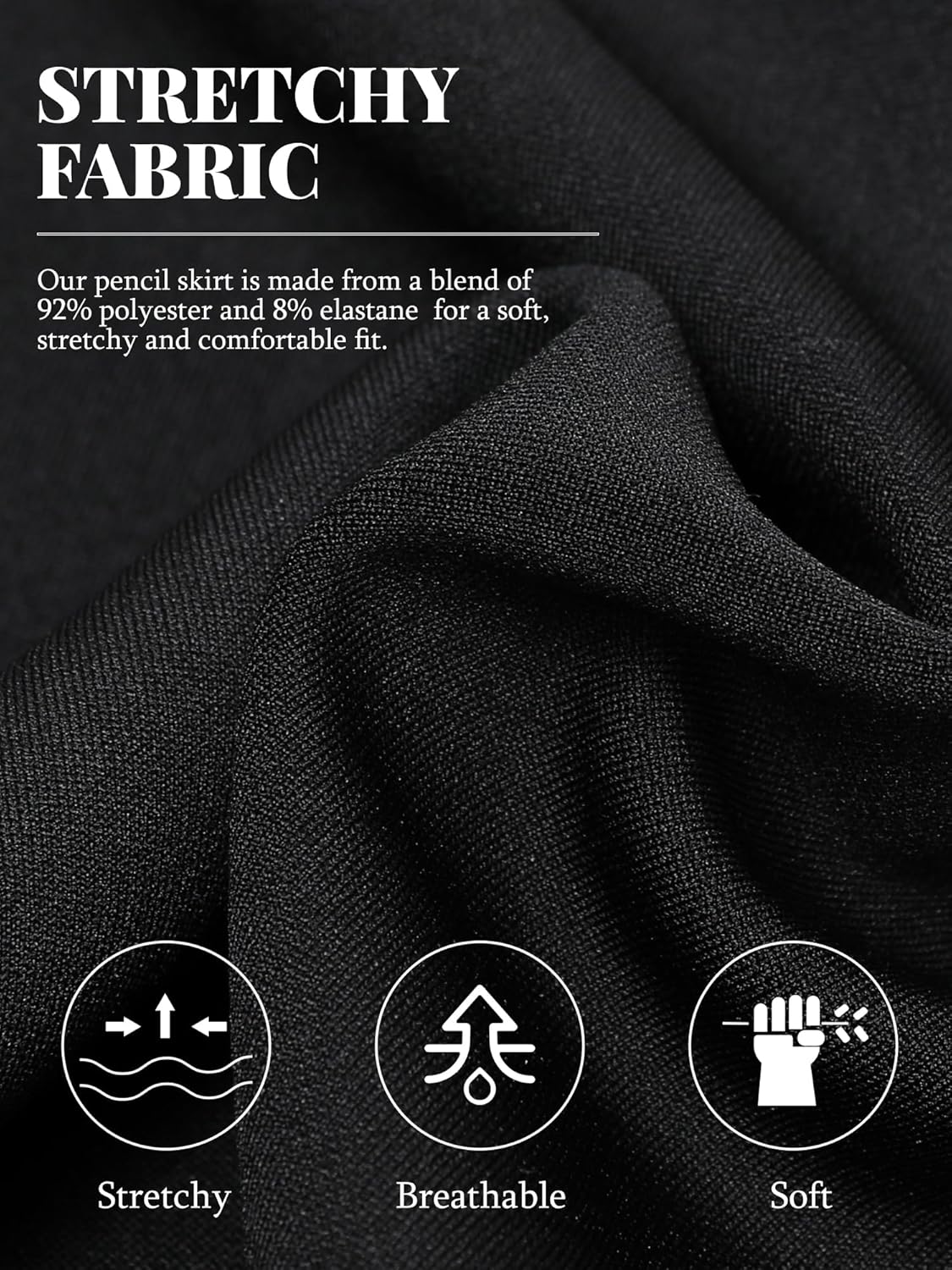 DGSHIRLDJO 여성용 미니 펜슬 스커트 스트레치 슬림 숏 스커트 바지