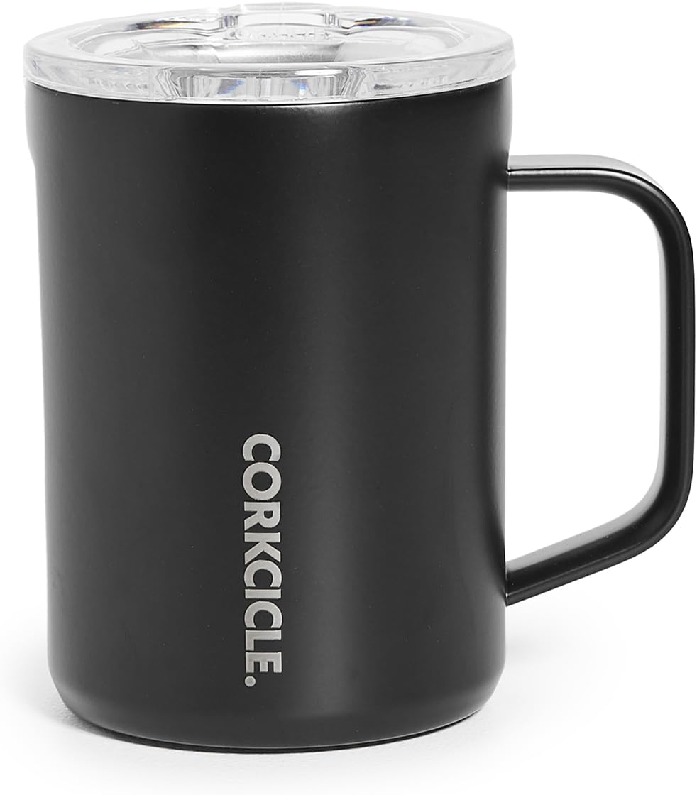 Corkcicle Triple Insulated Coffee Mug with Lid and Handle